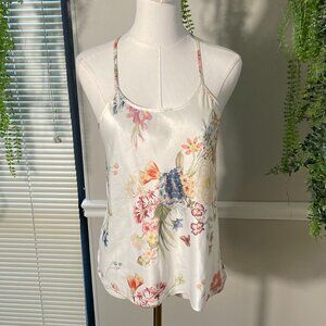 FLORA NIKROOZ | Aries Floral Satin Tank (Without Shorts)
